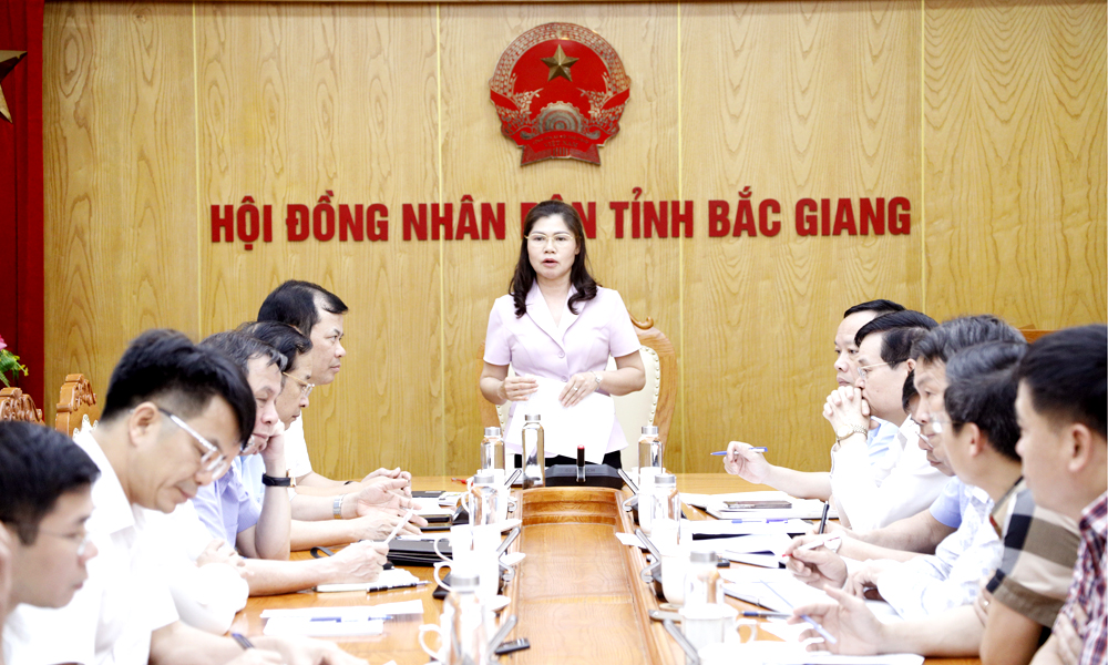 Kỳ họp chuyên đề HĐND tỉnh Bắc Giang sẽ diễn ra vào ngày 6/5